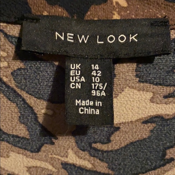 New Look Leopard Print Midi Shirt Dress - Picture 3 of 4